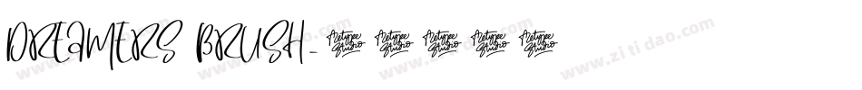 DREAMERS BRUSH字体转换